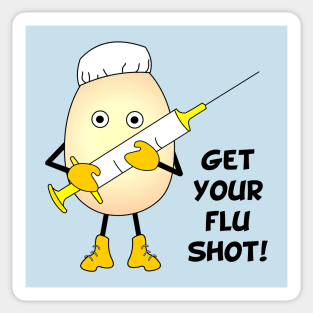 Nurse Flu Shot Sticker